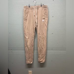 Beige Hollister sweatpants barley worn